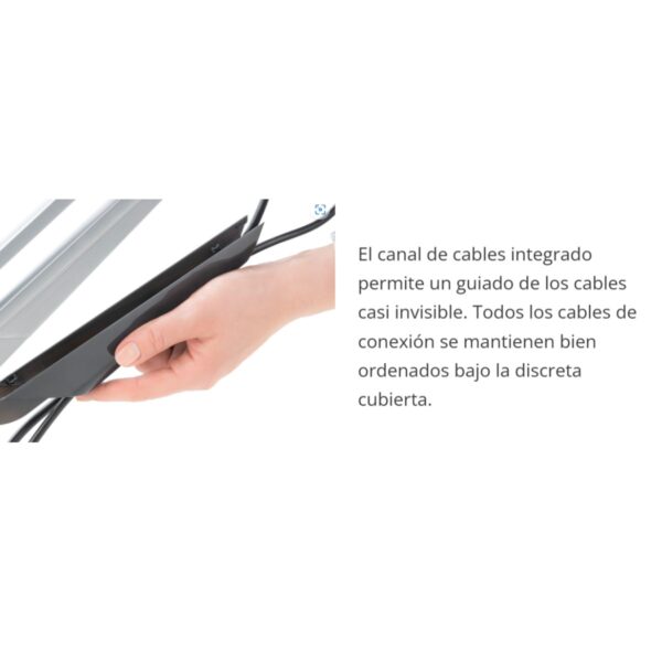 NOVUS Clu Duo C brazo Duo con fijacion para sujecion mesa negro